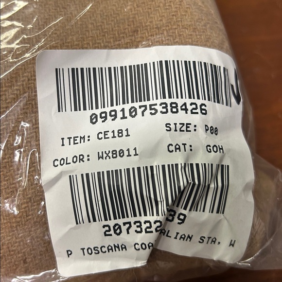 J Crew Petite Toscana coat in Italian stadium-cloth wool blend. CE181 - Picture 3 of 3